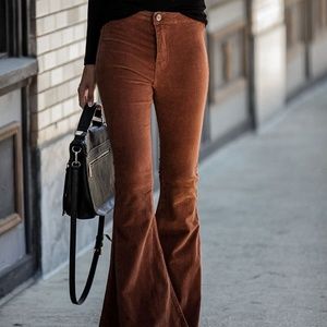 Aggie Corduroy Bell Bottoms Rust VICI NWT Sold out